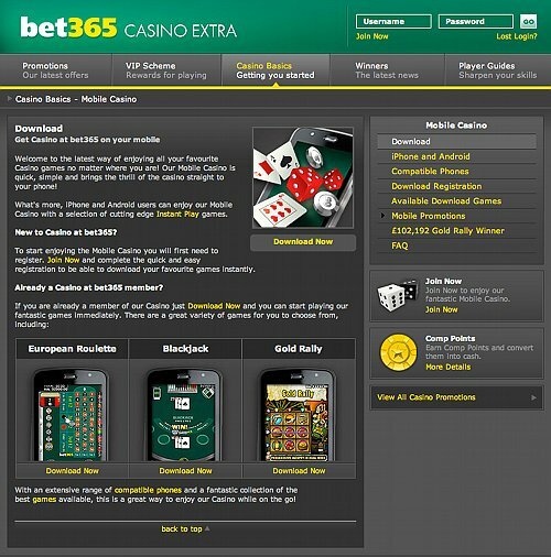 Bet365 Offers Mobile Gaming Bet365 Offers Mobile Gaming